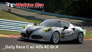 S2T Daily C Livery Design  Daily C in the Alfa 4C  Watkins Glen Short Track [upl. by Aicilram]