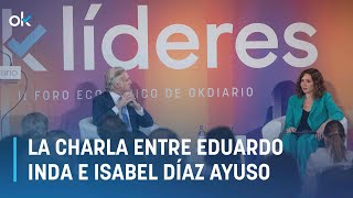 Eduardo Inda entrevista a Isabel Díaz Ayuso en Oklíderes [upl. by Rosemare356]