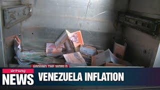 Venezuelas inflation rate drops to 445500 [upl. by Nnylassej581]