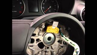 Audi A1 Steering Wheel Change  Walk through guide [upl. by Orlan]