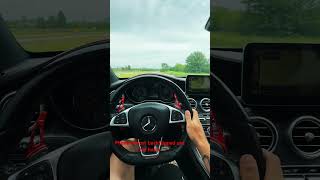 No launch control just some brake boosting AMG C43 cartok amg dragrace [upl. by Lledyl]