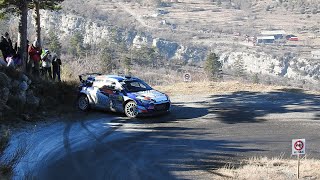 Rallye Monte Carlo 2022 Day 2 Show amp Mistakes [upl. by Sausa]