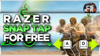 ❗STILL WORKING post patch❗RAZER SNAP TAP FOR FREE on ANY KEYBOARD NULL BINDS  CS2 afap [upl. by Oicaro64]