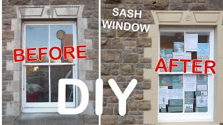 DIY Restoration amp Painting of Victorian Sash Window [upl. by Naesed973]