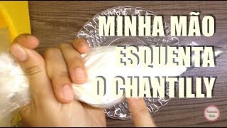 Minha mão esquenta o chantilly  Dicas Rápidas 19  Fazendobolocom [upl. by Cumings114]