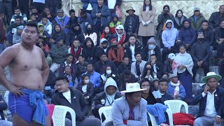 Final Kezhaseluoo Pienyu Vs Venuzo Dawhuo  Hornbill Naga Wrestling 2022 [upl. by Anuaek]