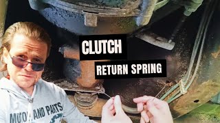 Why Clutch Bearing Make Noise Without Return Spring And How To Adjust Cable clutch [upl. by Aihsenyt]