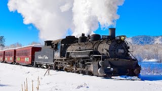 Winter STEAM TRAIN Cumbres amp Toltec Scenic [upl. by Eagle675]