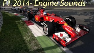 F1 2014Engine Sound Comparison [upl. by Nirihs]