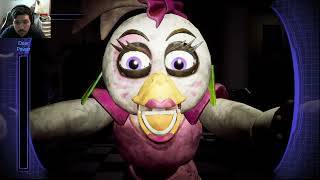 Dropping Chica Fnaf sec breach part 9 [upl. by Almita]