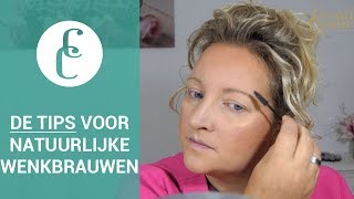 Natuurlijke wenkbrauwen tekenen  Creative Cosmetics [upl. by Ahsilahs]