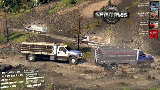 Ford F450 Doble Rodado  Ruta Offroad cargando Diesel Troncos y Gravilla [upl. by Seligmann543]