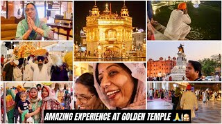 My first visit to Golden Temple  Live Darshan of Palki Sahib  Tasted famous food of Amritsar [upl. by Turley]