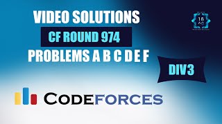 Codeforces Round 974 Div 3  A to F  DIV 3  Video Solutions  Bit To Byte  Aaryan Saraswat [upl. by Llenwahs]