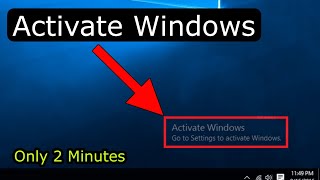 activate windows go to settings to activate windows 10  tech 100m [upl. by Frymire]