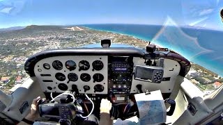 Cessna 172 Ferry Flight Larnaca to Rhodes Intl  GoPro Cockpit View  300nm XCountry  ATC Audio [upl. by Ballou]