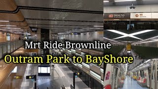 Brownline  Outram Park to Bayshore TEL4  Jovelyn Mirambel [upl. by Anailuy26]