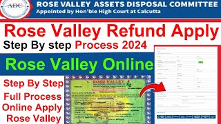 Rose Valley Refund Apply Step by Step Process 2024  Rose Valley Online Step by Step rosevalley [upl. by Nnylatsirk]