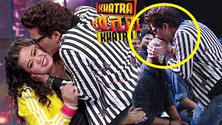 Khatra Khatra Khatra Harsh KISSES Bharti In Public Aditya Narayan Falls In Trap [upl. by Jet156]