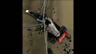 Romain Grosjean crash recreated [upl. by Milka]