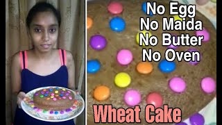 Eggless Wheat Cake Recipe  WHEAT CAKE  Eggless ATTA CAKE  WHOLE WHEAT CHOCOLATE CAKE  COCO CAKE [upl. by Astrid313]