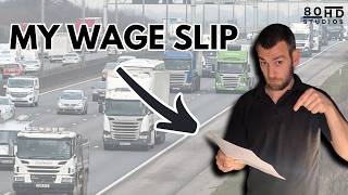 HGV Driver Wages I Show You My Payslip [upl. by Eyllib]