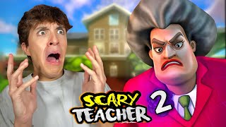 BROMAS PESADAS A LA PROFESORA MALVADA   Scary Teacher 3D  Parte 2 [upl. by Brenan]