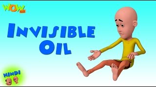 Motu Patlu Cartoons In Hindi  Animated cartoon  Invisible oil  Wow Kidz [upl. by Enedan192]