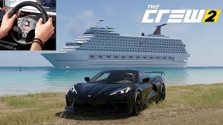 The Crew 2  Corvette C8  PS4 T80 Thrustmaster Wheel Gameplay [upl. by Erelia9]