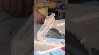 Amazing DIY Strong Experience Crosscut Sled for Table Saw part1 woodworking shorts trending [upl. by Nnylecyoj]