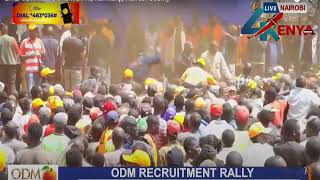 RAILA LEAVES RUTO SPEECHLESS AS MILLIONS OF UDA AND AZIMIO SUPPORTERS RECIEVED RAILA AND HIS BRIGADE [upl. by Atinihc984]