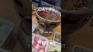 366 lbs loss Day 70 of my weight loss journey extremeweightloss abs fatloss cutweight [upl. by Athalla]