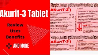 Akurit3 TabletCombipack of Ethambutol Hydrochloride And Isoniazid amp Rifampicin Capsules Review [upl. by Lakin]