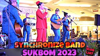 💢SUKBOM 2023  BATTLE OF BUSKERS DI JOHOR BAHRU  SYNCHRONIZE BAND  VLOG IJAT [upl. by Mirna927]