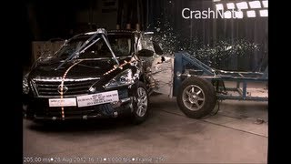 Nissan Altima  2013  Side Crash Test  NHTSA High Speed Camera  CrashNet1 [upl. by Nutsud151]