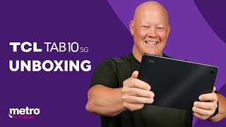 TCL TAB 10 5G Unboxing Large Screen Entertainment Tablet  Metro by TMobile [upl. by Ralston]