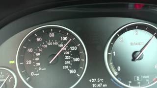 BMW 520D M SPORT 2014 Acceleration 200kmh [upl. by Nyla128]