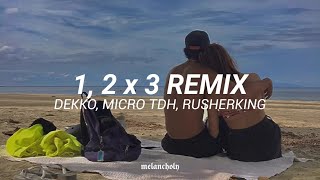 12x3 Remix  Dekko Rusherking Micro TDH  LETRA 🥀 [upl. by Aural]