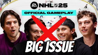 EA DID NOT FIX THIS ISSUE IN NHL 25  New Gameplay Reaction [upl. by Ahsikyw]