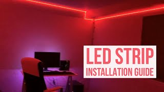 LED Strip Installation Guide  164ft amp 32ft [upl. by Blank]