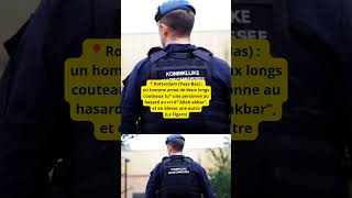 📍Rotterdam PaysBas  un homme armé de deux longs couteaux tu une personne au hasard au cri d” [upl. by Baudoin649]