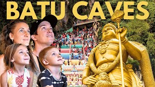 American Family Explores Batu Caves In Malaysia [upl. by Anuait742]