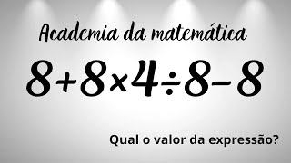 🔥 MATEMÁTICA BÁSICA  Qual o valor da expressão [upl. by Theodore961]