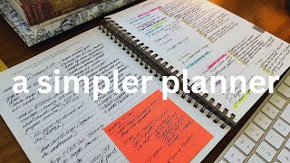 Switching to a Simpler Planner [upl. by Lowney]