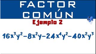 Factorización por Factor Común  Método 2 Ejemplo 2 [upl. by Briney361]