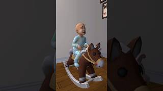 Toddler play with horse sims2 thesims thesims2 games ts2 ts4 thesims4 sims4 [upl. by Reppart]