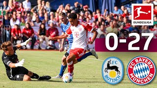 Bayern Score 27 Goals  Rottach Egern vs FC Bayern München 027  Highlights [upl. by Whiffen]