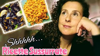 🦐RICETTE SUSSURRATE  GAMBERETTI E COZZE ALLA MARINARA ASMR ITA [upl. by Naanac29]