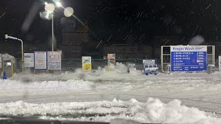 2023年12月22日 災害級の大雪 新潟市西区〜南区までの降雪、道路状況をリアルタイムで配信します [upl. by Ahsiral26]