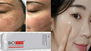 BioOne Glycolic acid Cream 12 Review  Benefits Uses  Glowing Glass Skin Skin Peeling at Home [upl. by Heriberto]